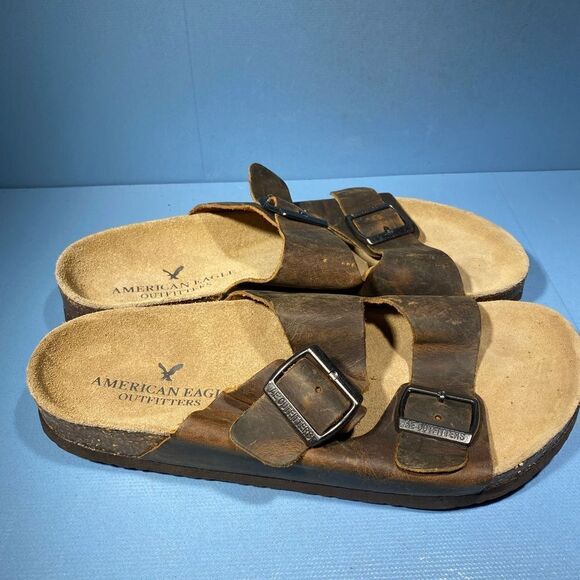 American Eagle - Men's Sandals - Brown - Size 8-41,5 new - Picture 2 of 9
